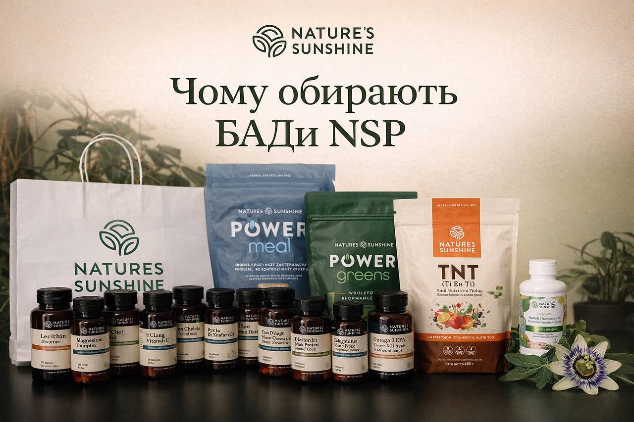 Чому обирають NSP. Якість, сертифікація та професійний підхід до нутрицевтиків.
